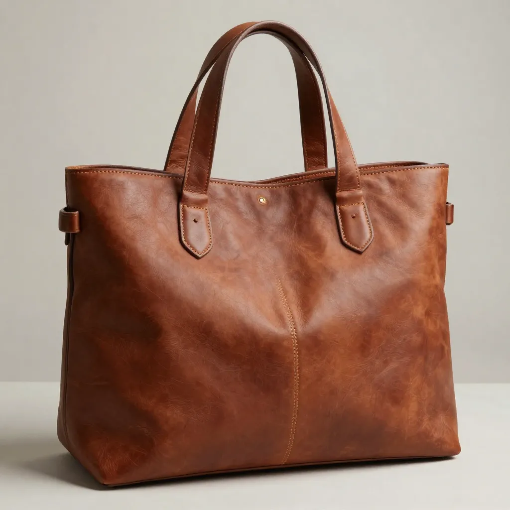 Natural leather texture close-up